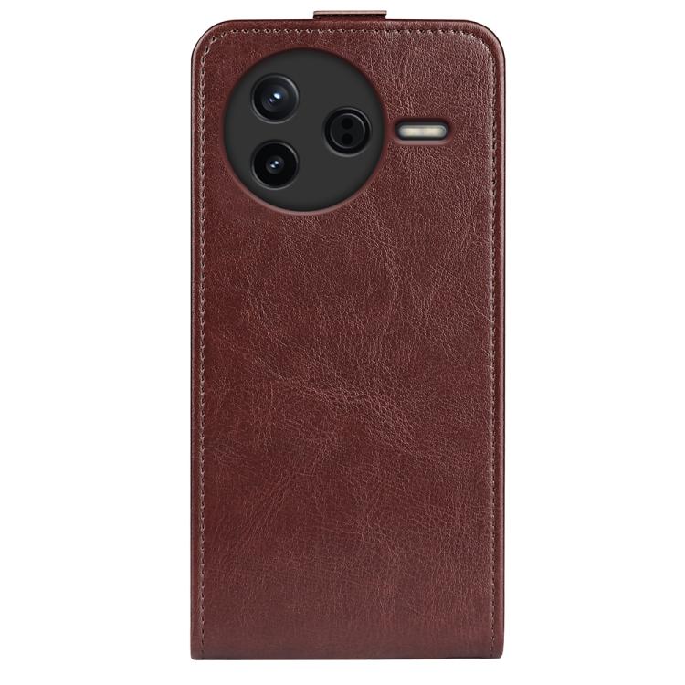 For Redmi K80 / Poco F7 Pro R64 Texture Single Vertical Flip Leather Phone Case