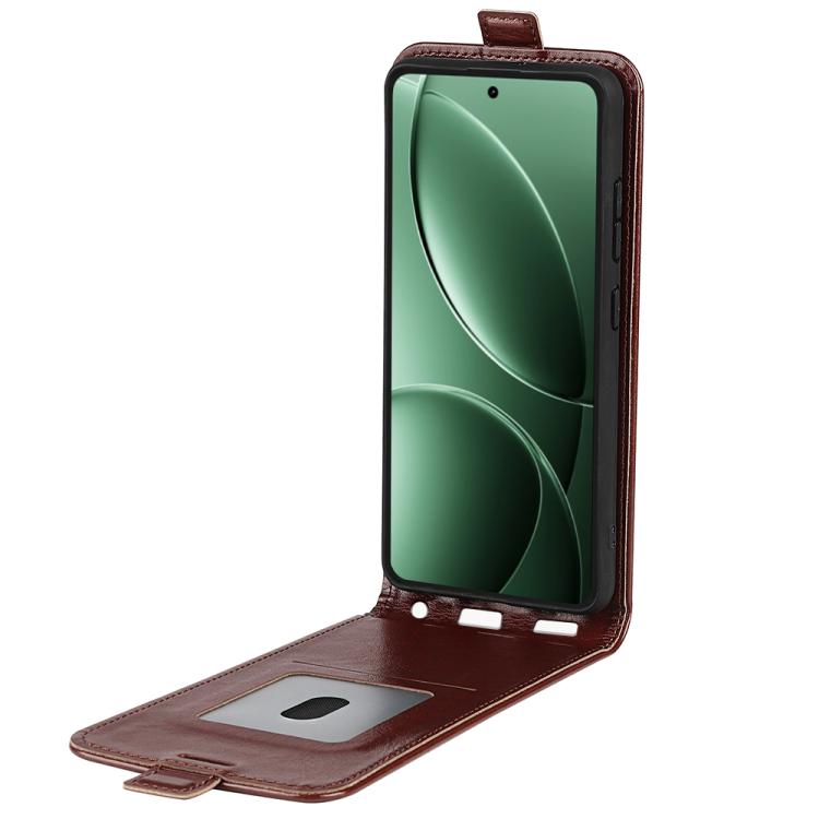 For Redmi K80 / Poco F7 Pro R64 Texture Single Vertical Flip Leather Phone Case