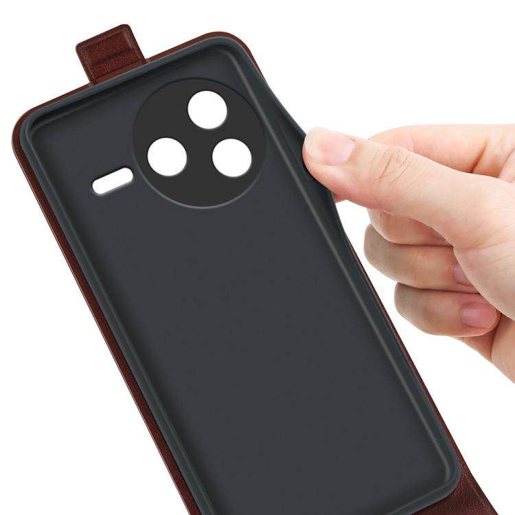 For Redmi K80 / Poco F7 Pro R64 Texture Single Vertical Flip Leather Phone Case