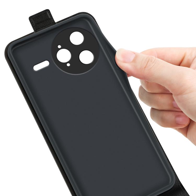 For Redmi K80 Pro / Poco F7 Ultra R64 Texture Single Vertical Flip Leather Phone Case