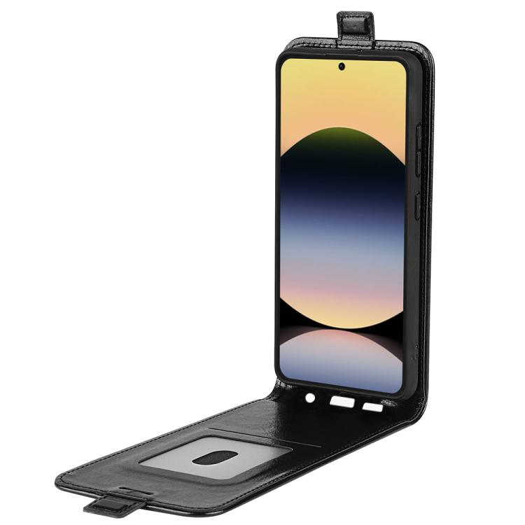 For Redmi Note 14S 4G R64 Texture Single Vertical Flip Leather Phone Case