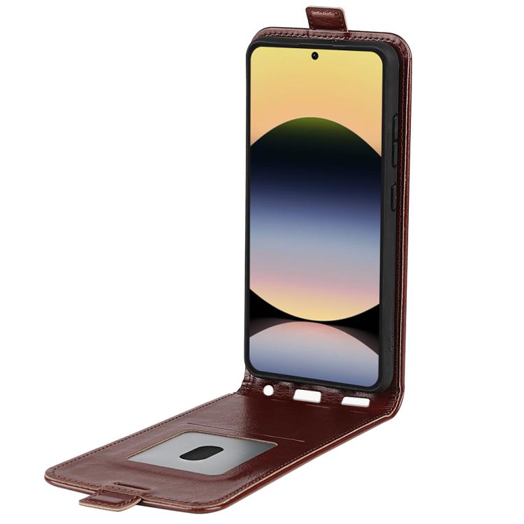For Redmi Note 14S 4G R64 Texture Single Vertical Flip Leather Phone Case