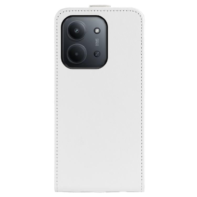 For Redmi 15C 5G / 4G EU 173mm R64 Texture Single Vertical Flip Leather Phone Case