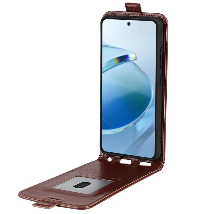 For Redmi 15C 5G / 4G EU 173mm R64 Texture Single Vertical Flip Leather Phone Case