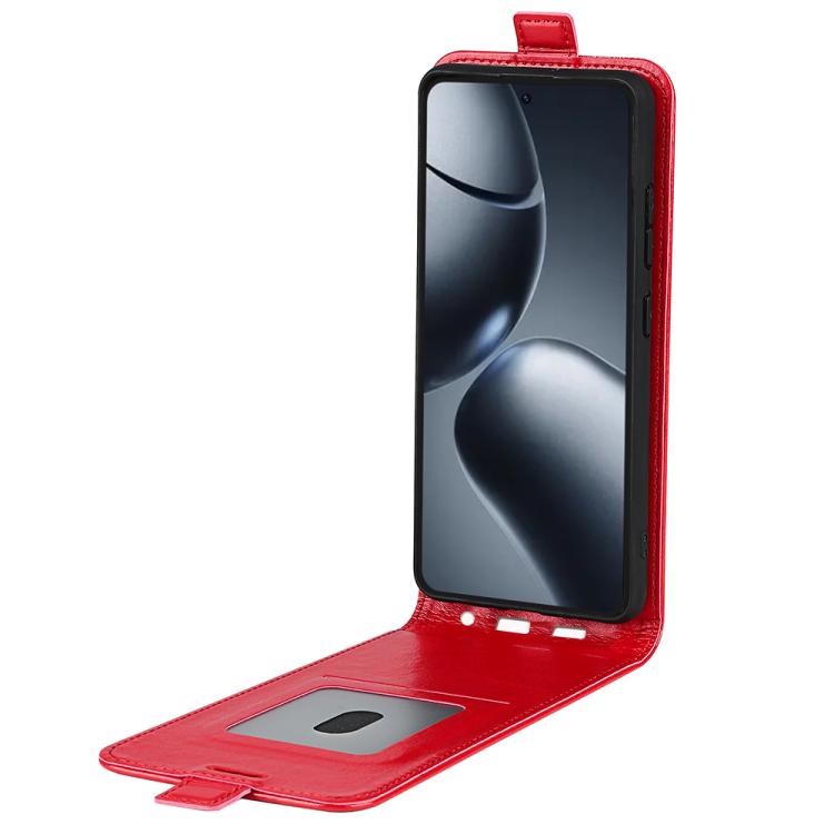 For Xiaomi 15T Pro R64 Texture Single Vertical Flip Leather Phone Case