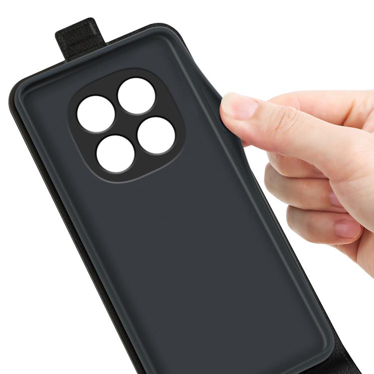 For Redmi Note 15 Pro Global 163.6mm R64 Texture Single Vertical Flip Leather Phone Case
