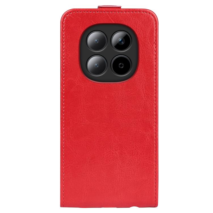 For Redmi Note 15 Pro+ Global 163.3mm R64 Texture Single Vertical Flip Leather Phone Case