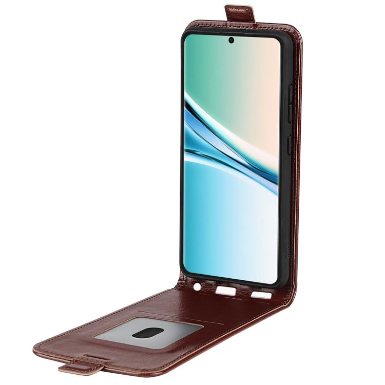 For Redmi Note 15 4G / 5G Global 164mm R64 Texture Single Vertical Flip Leather Phone Case