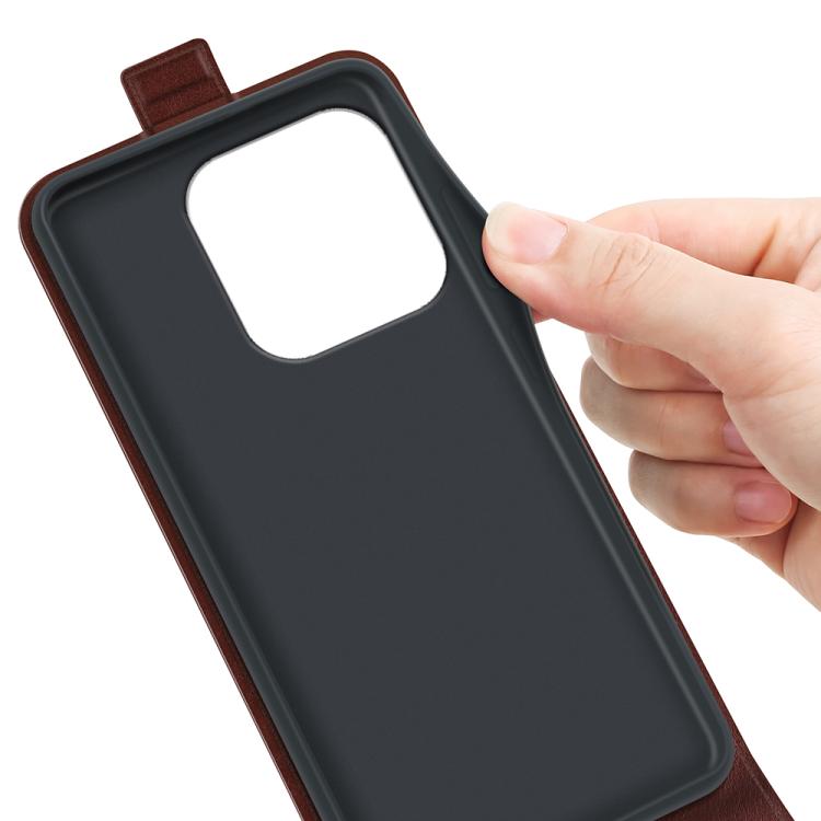 For Xiaomi 17 R64 Texture Single Vertical Flip Leather Phone Case