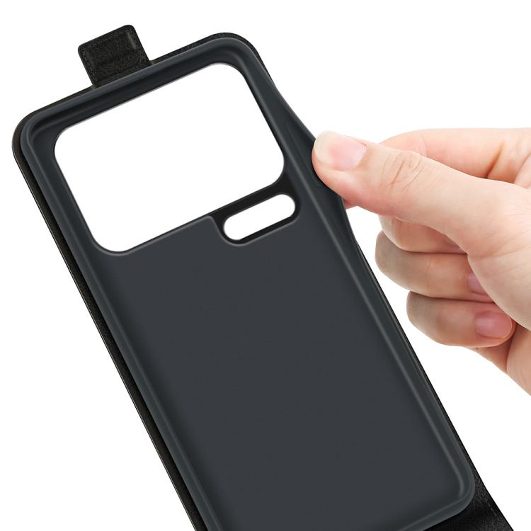 For Xiaomi 17 Pro R64 Texture Single Vertical Flip Leather Phone Case