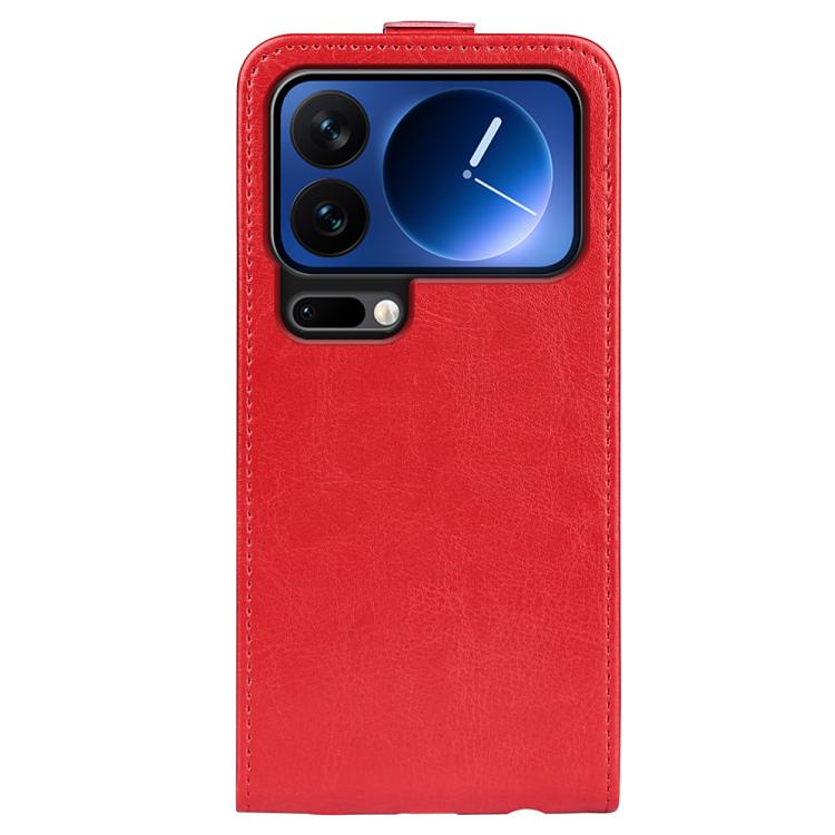 For Xiaomi 17 Pro R64 Texture Single Vertical Flip Leather Phone Case