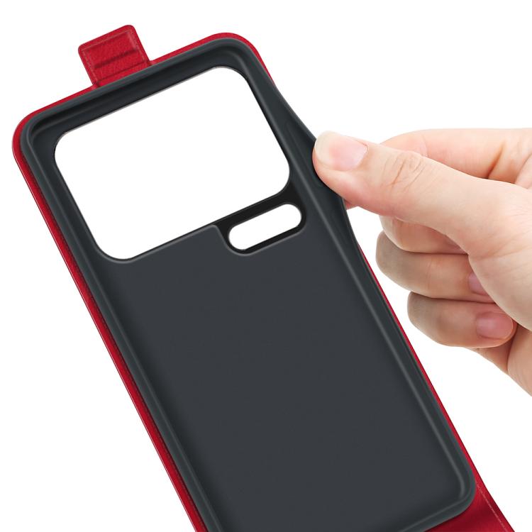 For Xiaomi 17 Pro R64 Texture Single Vertical Flip Leather Phone Case