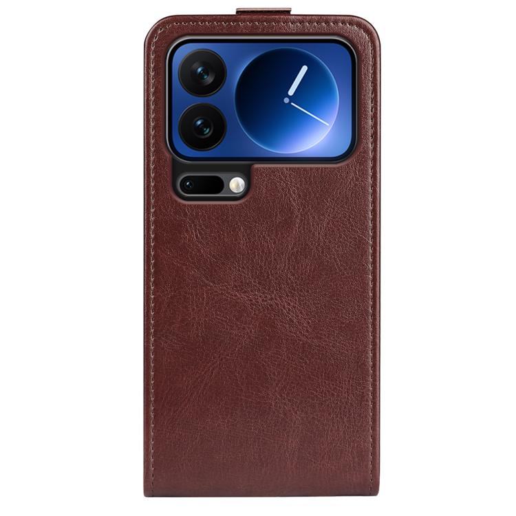 For Xiaomi 17 Pro R64 Texture Single Vertical Flip Leather Phone Case