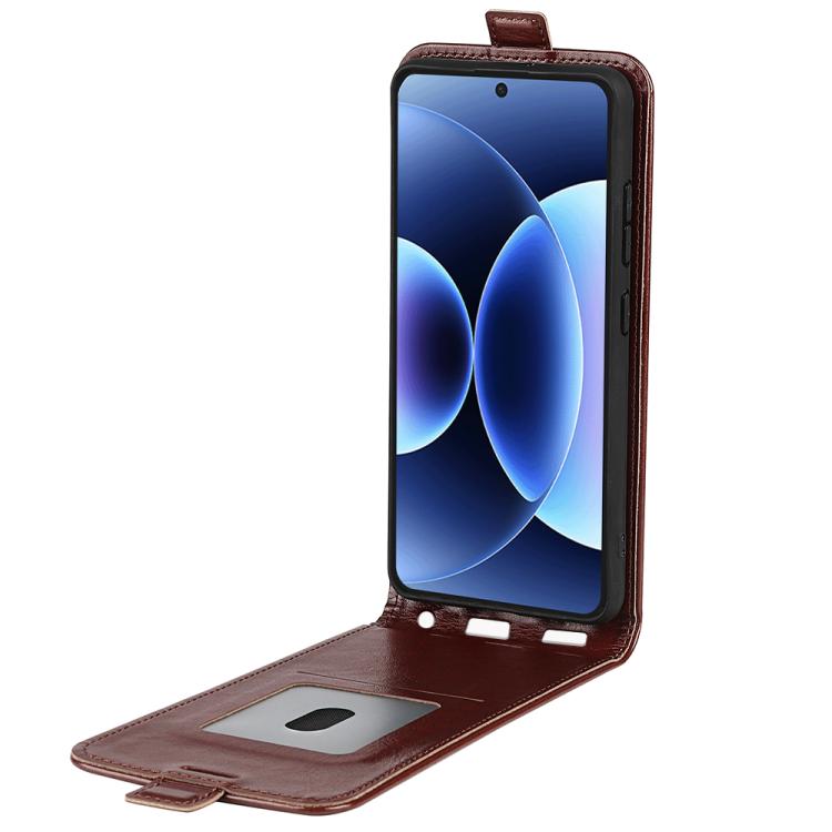 For Xiaomi 17 Pro R64 Texture Single Vertical Flip Leather Phone Case