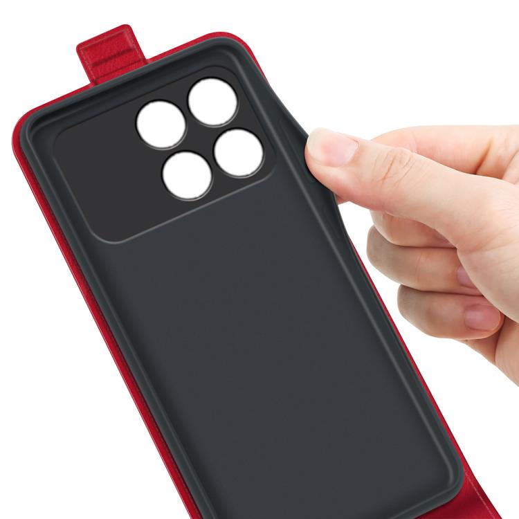For Xiaomi Poco F8 Pro 5G R64 Texture Single Vertical Flip Leather Phone Case