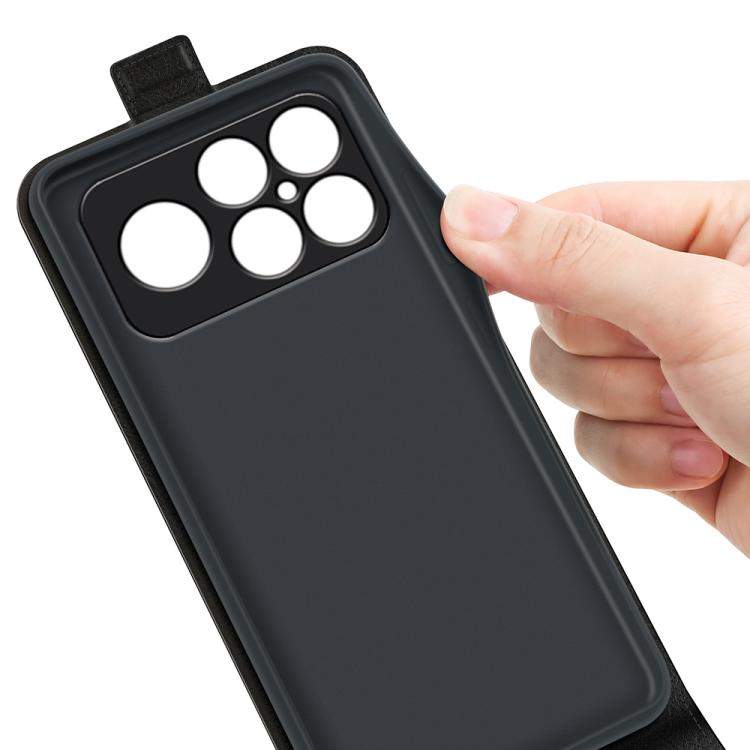For Xiaomi Poco F8 Ultra 5G R64 Texture Single Vertical Flip Leather Phone Case