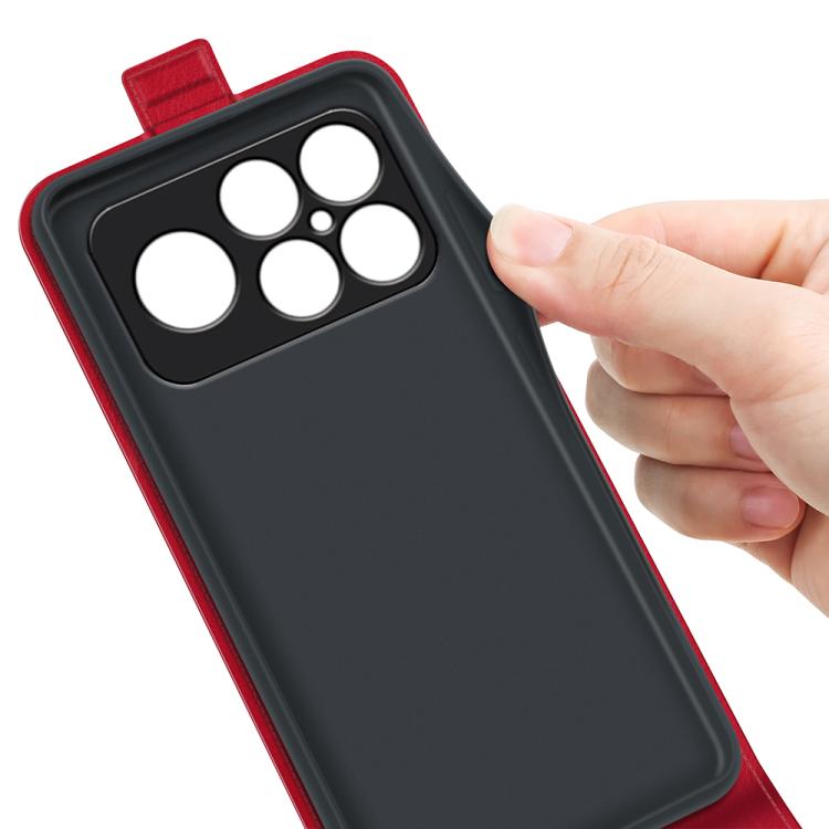 For Xiaomi Poco F8 Ultra 5G R64 Texture Single Vertical Flip Leather Phone Case