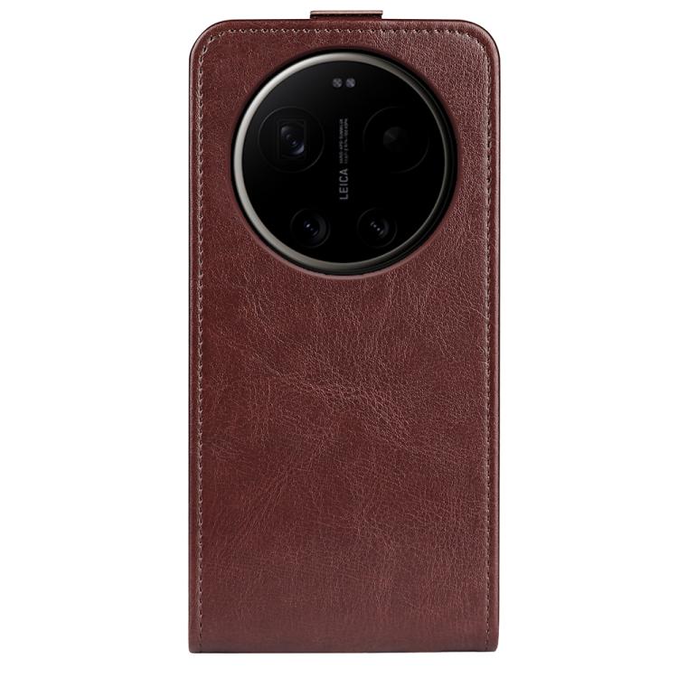 For Xiaomi 17 Ultra R64 Texture Single Vertical Flip Leather Phone Case