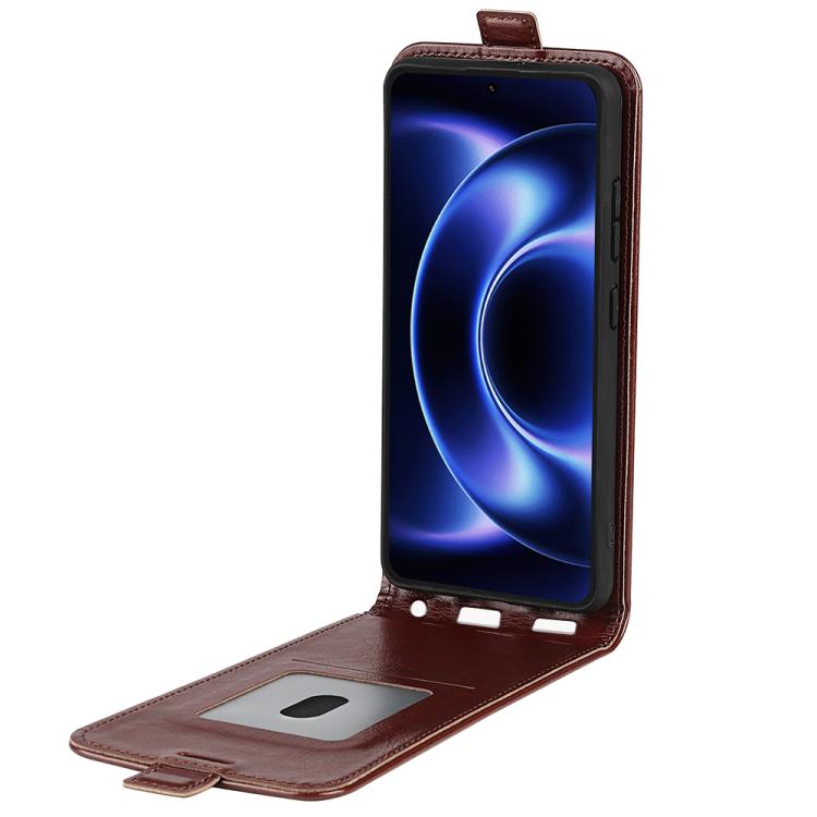 For Xiaomi 17 Ultra R64 Texture Single Vertical Flip Leather Phone Case