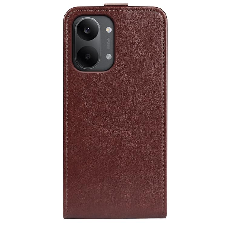 For Redmi Turbo 5 Max / Poco X8 Pro Max R64 Texture Single Vertical Flip Leather Phone Case