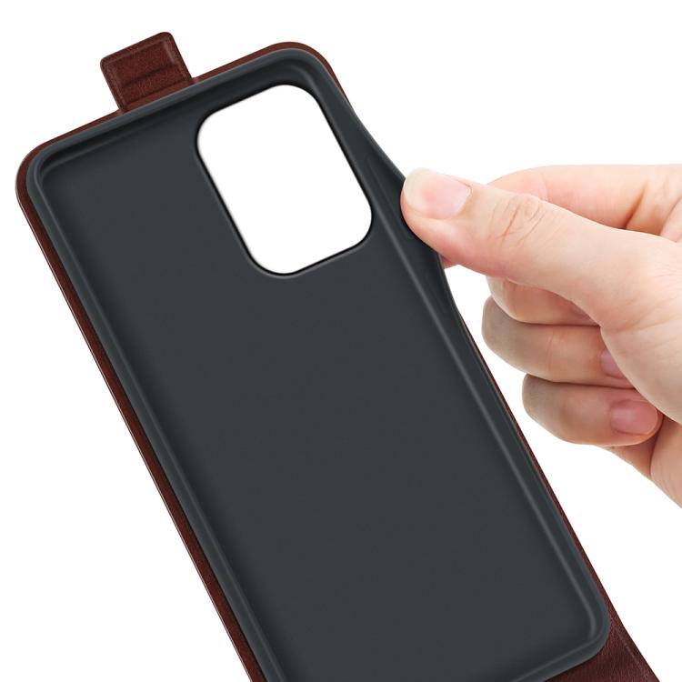 For Redmi Turbo 5 Max / Poco X8 Pro Max R64 Texture Single Vertical Flip Leather Phone Case