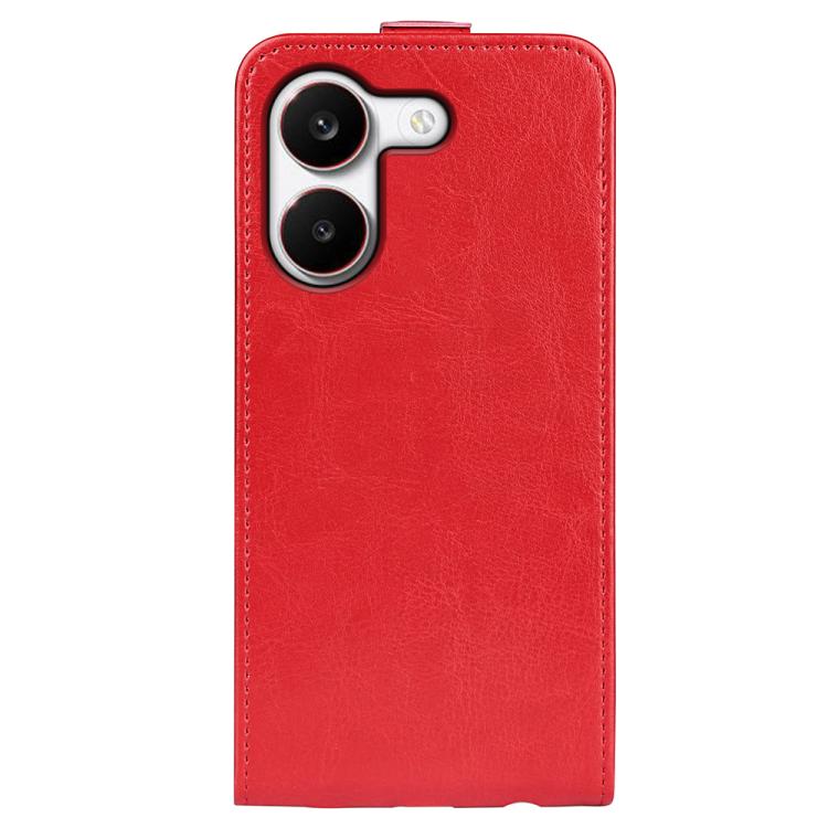 For Redmi Turbo 5 5G / Poco X8 Pro 5G R64 Texture Single Vertical Flip Leather Phone Case