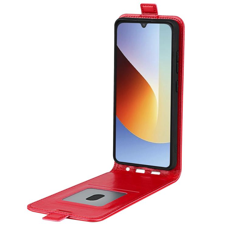 For Redmi A7 Pro 171mm / Poco C85x 5G R64 Texture Single Vertical Flip Leather Phone Case