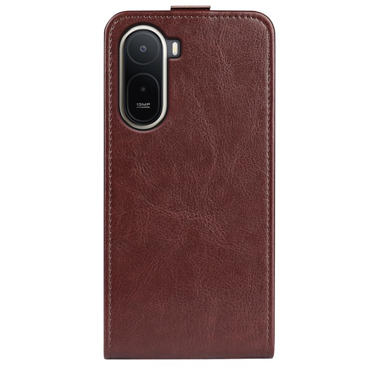 For Redmi A7 Pro 171mm / Poco C85x 5G R64 Texture Single Vertical Flip Leather Phone Case