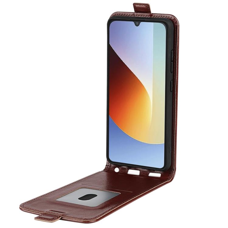 For Redmi A7 Pro 171mm / Poco C85x 5G R64 Texture Single Vertical Flip Leather Phone Case