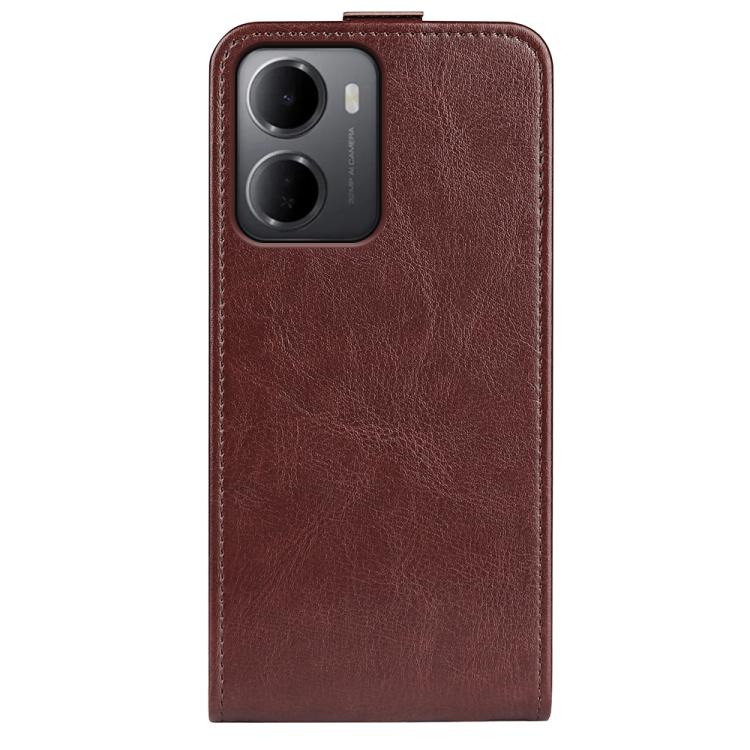 For Redmi 15a 5G R64 Texture Single Vertical Flip Leather Phone Case