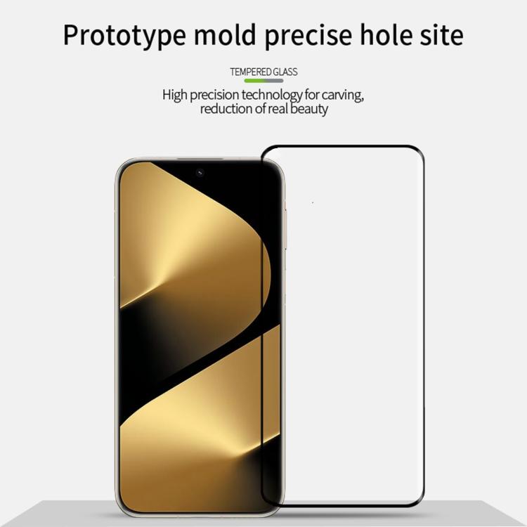 For Huawei Pura 80 Pro / 80 Ultra MOFI 9H 3D Hot Bending Tempered Glass Film - Black
