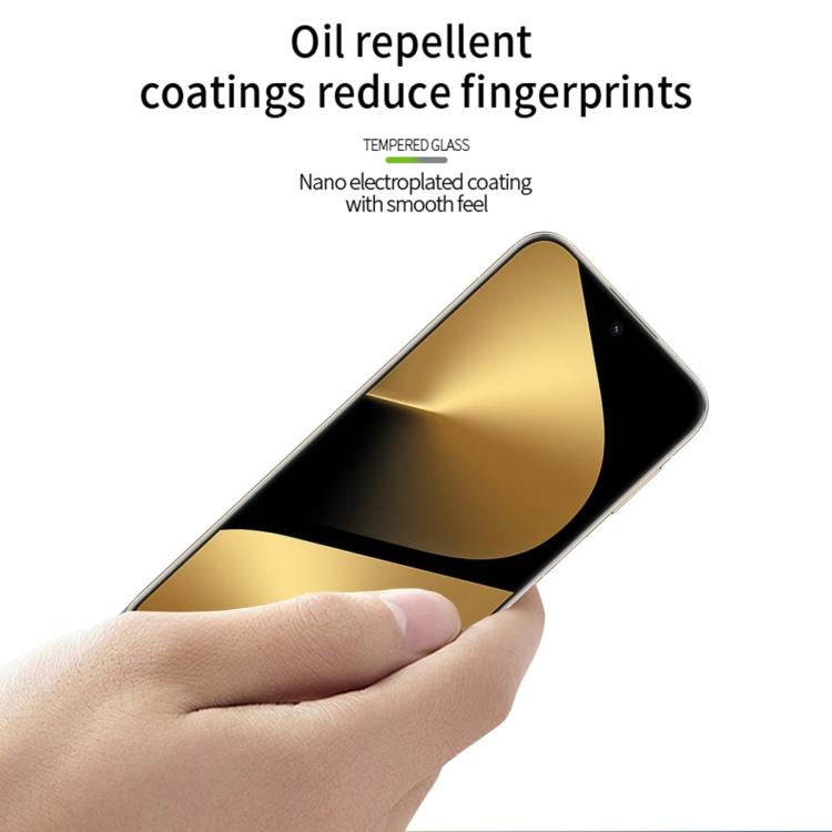 For Huawei Pura 80 Pro / 80 Ultra MOFI 9H 3D Hot Bending Tempered Glass Film - Black