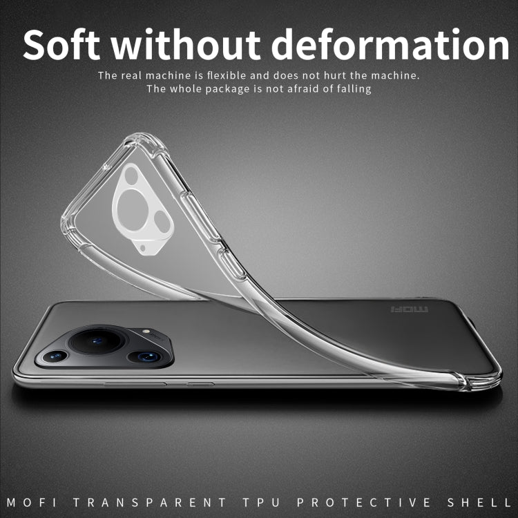 For Huawei Pura 70 Ultra MOFI Ming Series Ultra-thin TPU Phone Case - Transparent