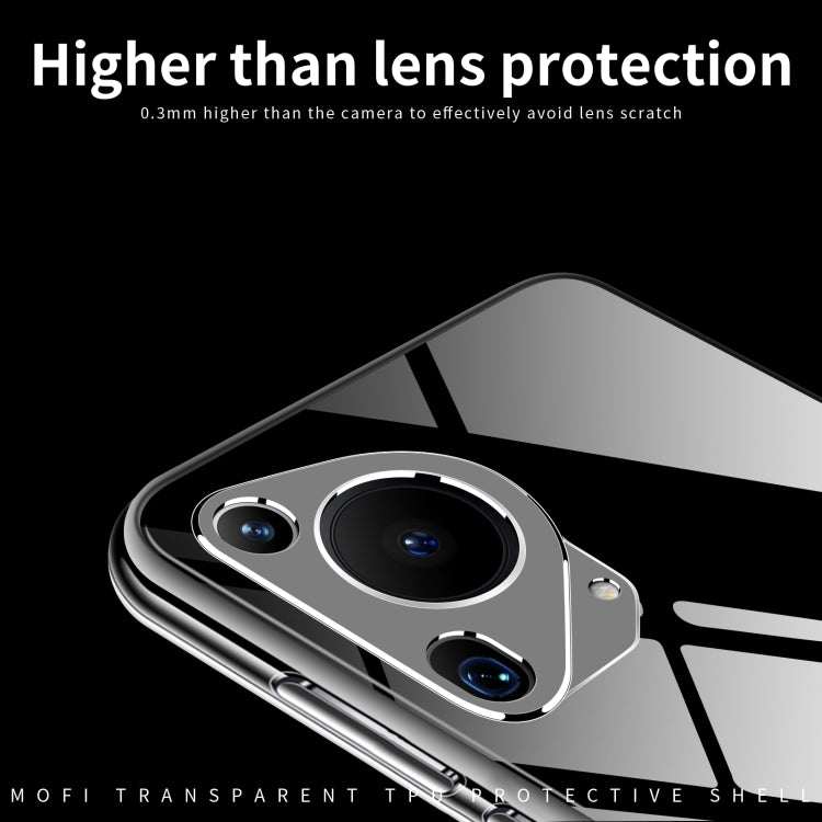 For Huawei Pura 70 Ultra MOFI Ming Series Ultra-thin TPU Phone Case - Transparent