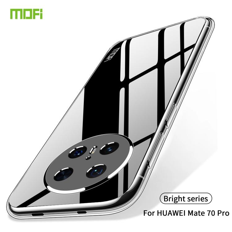For Huawei Mate 70 Pro MOFI Ming Series Ultra-thin TPU Phone Case - Transparent