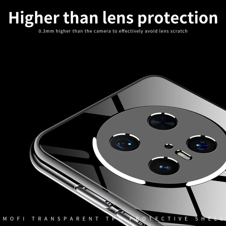 For Huawei Mate 70 Pro MOFI Ming Series Ultra-thin TPU Phone Case - Transparent
