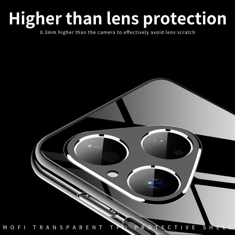 For Huawei Pura 80 MOFI Ming Series Ultra-thin TPU Phone Case - Transparent