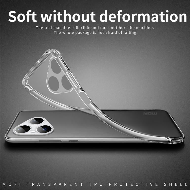 For Huawei Pura 80 Pro MOFI Ming Series Ultra-thin TPU Phone Case - Transparent
