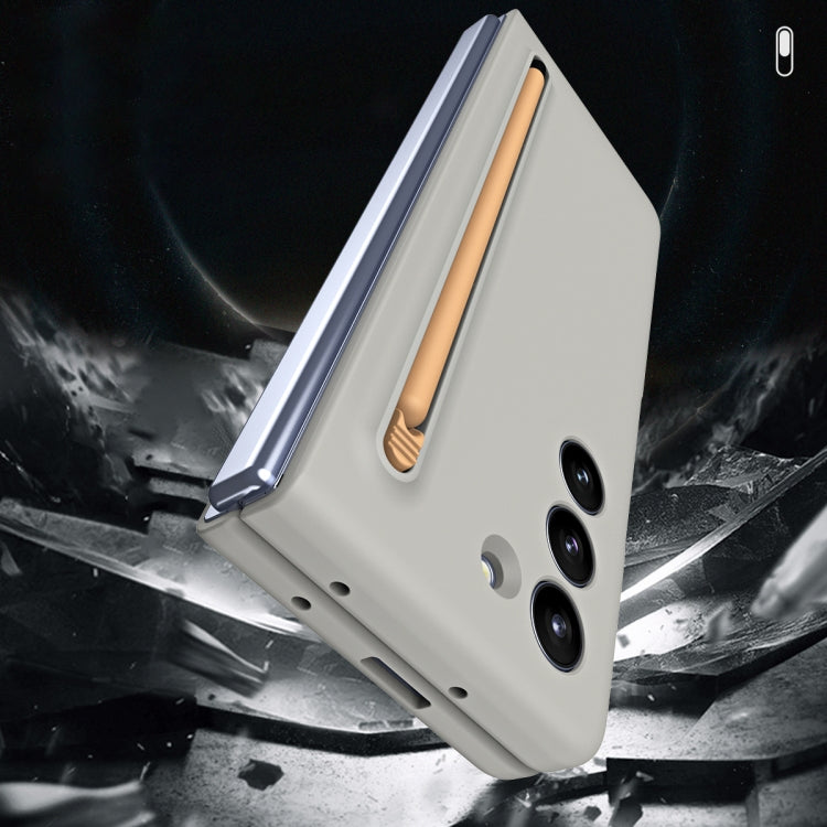 For Galaxy Z Fold6 Skinfeel Shockproof Phone Case, No Pen