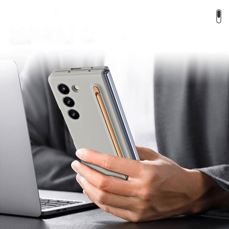For Galaxy Z Fold6 Skinfeel Shockproof Phone Case, No Pen