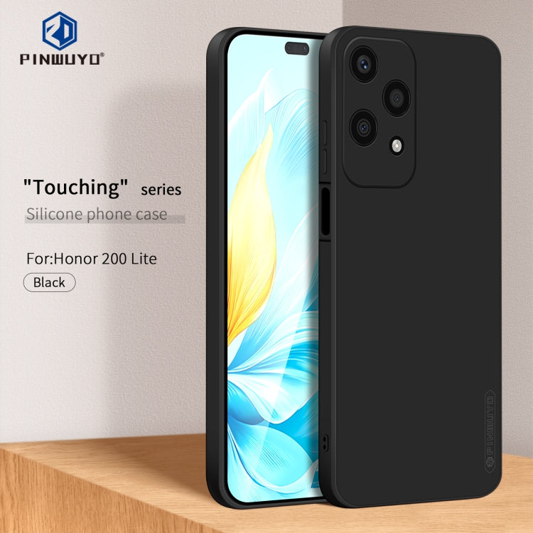 For Honor 200 Lite Global PINWUYO Sense Series Liquid Silicone TPU Phone Case