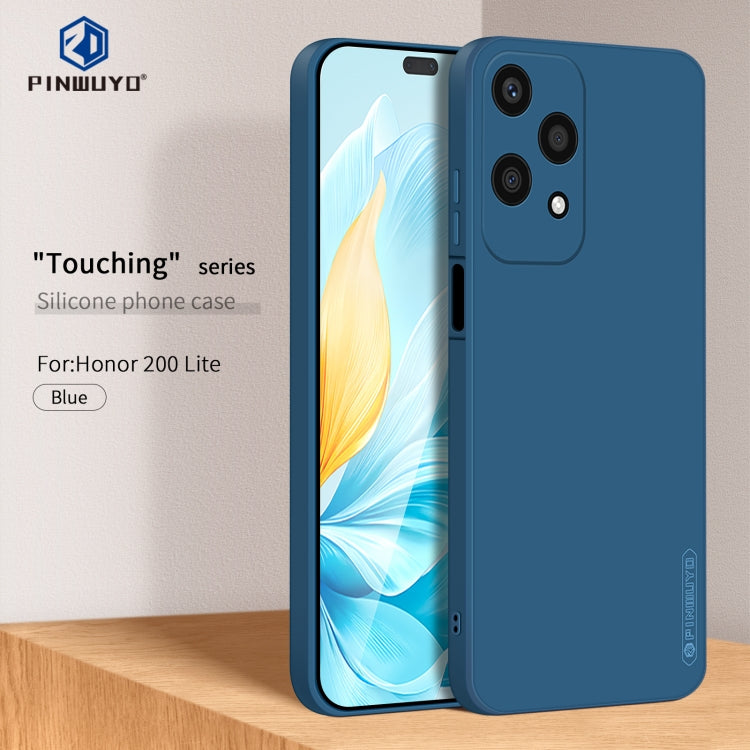 For Honor 200 Lite Global PINWUYO Sense Series Liquid Silicone TPU Phone Case