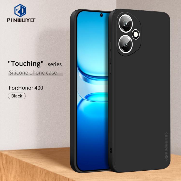 For Honor 400 Global 156.5mm PINWUYO Sense Series Liquid Silicone TPU Phone Case