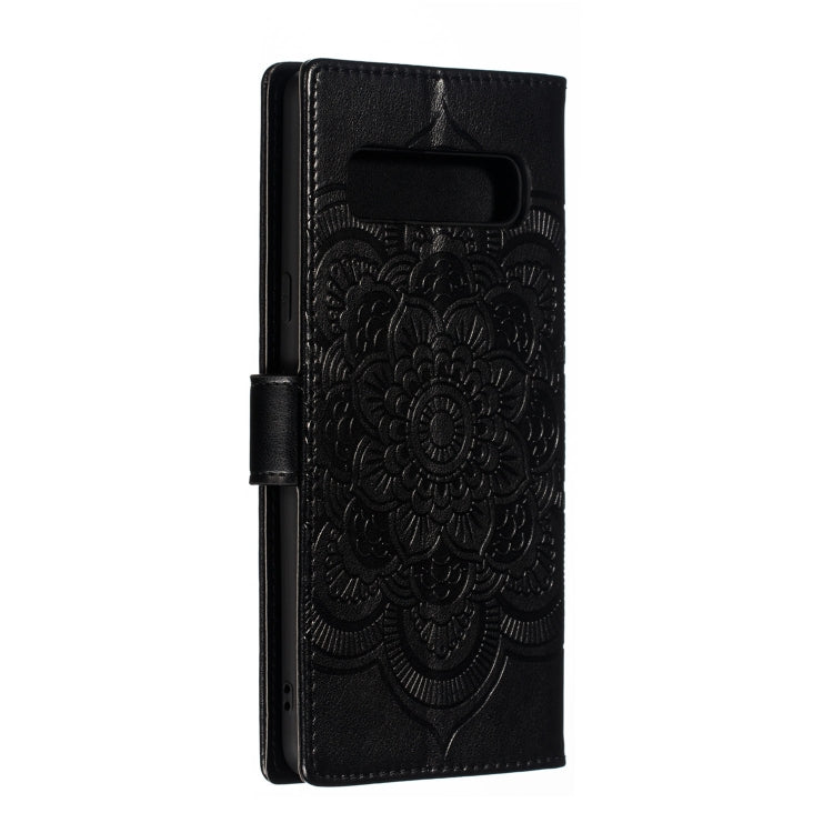 Mandala Embossing Pattern Horizontal Flip Leather Case for Samsung Galaxy S10 5G, with Holder & Card Slots & Wallet & Photo Frame &  Lanyard