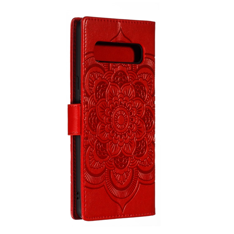 Mandala Embossing Pattern Horizontal Flip Leather Case for Samsung Galaxy S10 5G, with Holder & Card Slots & Wallet & Photo Frame &  Lanyard