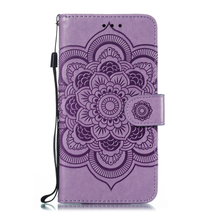 Mandala Embossing Pattern Horizontal Flip Leather Case for Samsung Galaxy S10 5G, with Holder & Card Slots & Wallet & Photo Frame &  Lanyard