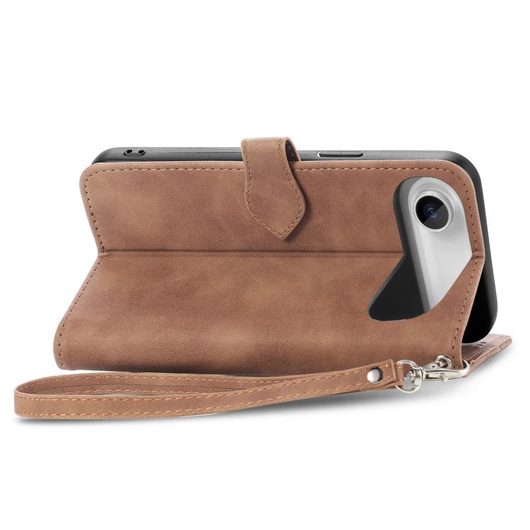 For iPhone Air Embossed Flower Zipper Leather Phone Case