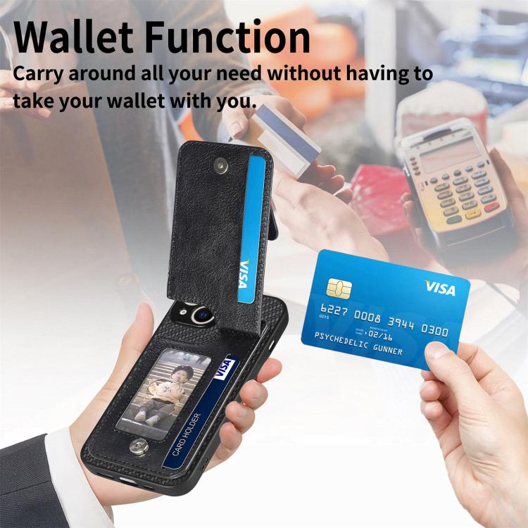 For iPhone 17e / 16e Carbon Fiber Vertical Flip Zipper Phone Case