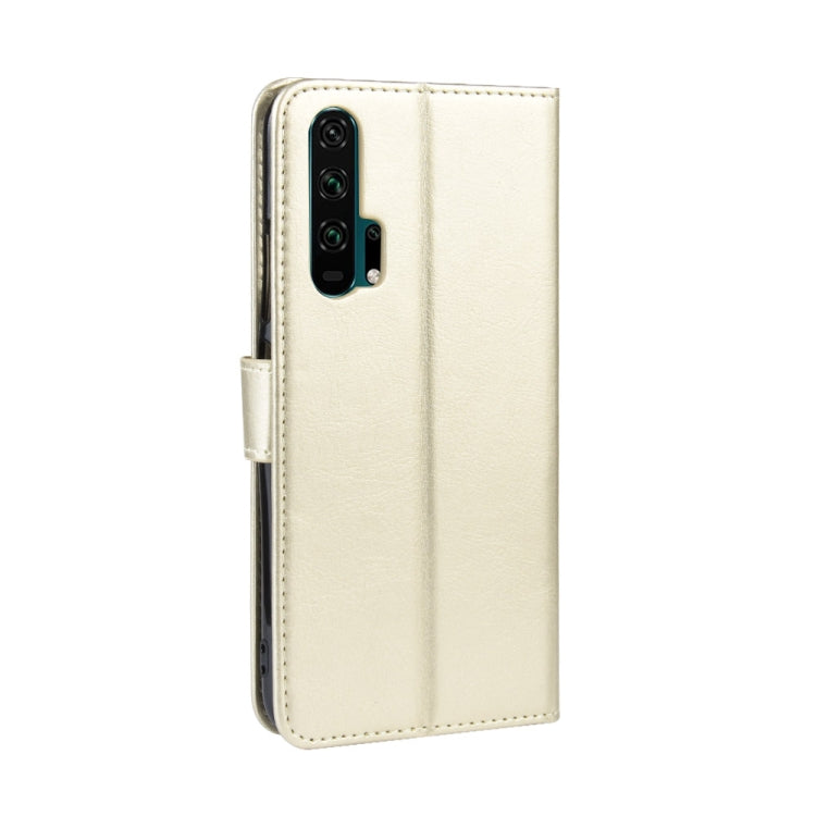 Retro Crazy Horse Texture Horizontal Flip Leather Case for HUAWEI Honor 20pro  , with Holder & Card Slots & Photo Frame