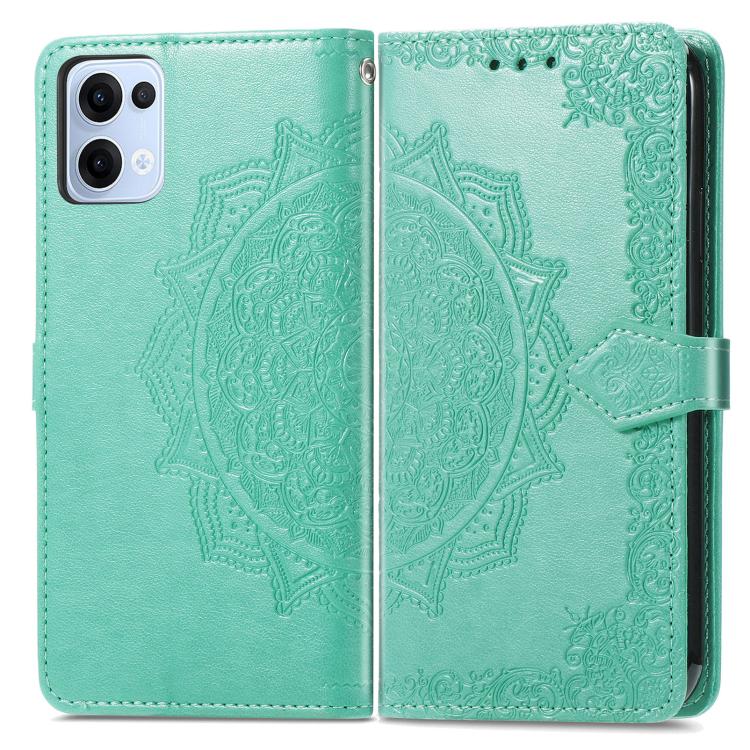 For OPPO Reno13 Mandala Flower Embossed Leather Phone Case